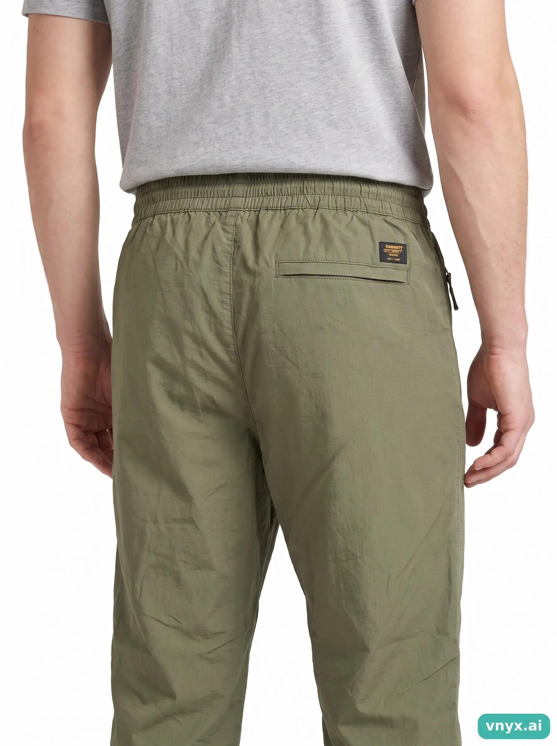 Second Life - Carhartt WIP Olive Valiant Joggers Men XL 5/5