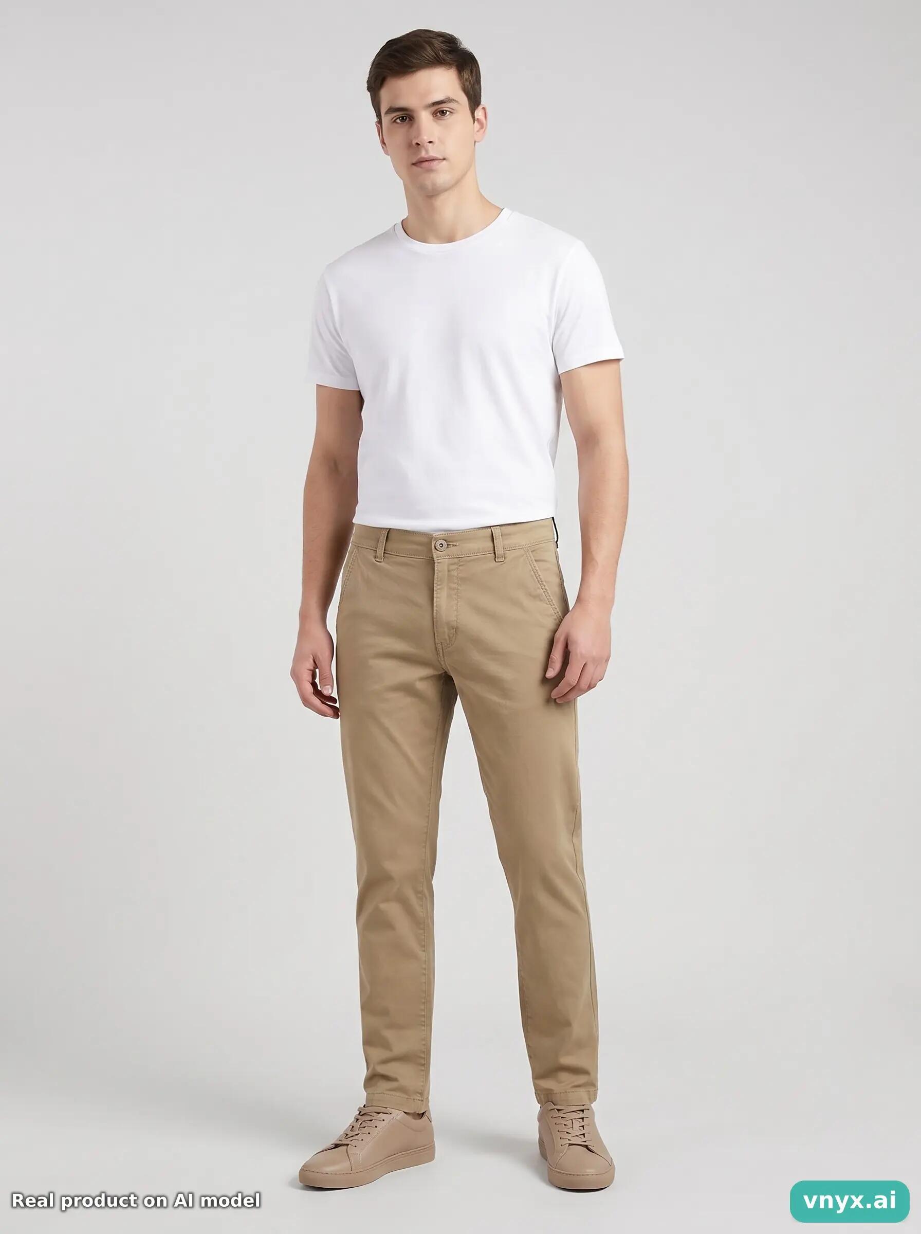 Second Life - Vintage Levi's Khaki Chinos Men 27 6/6