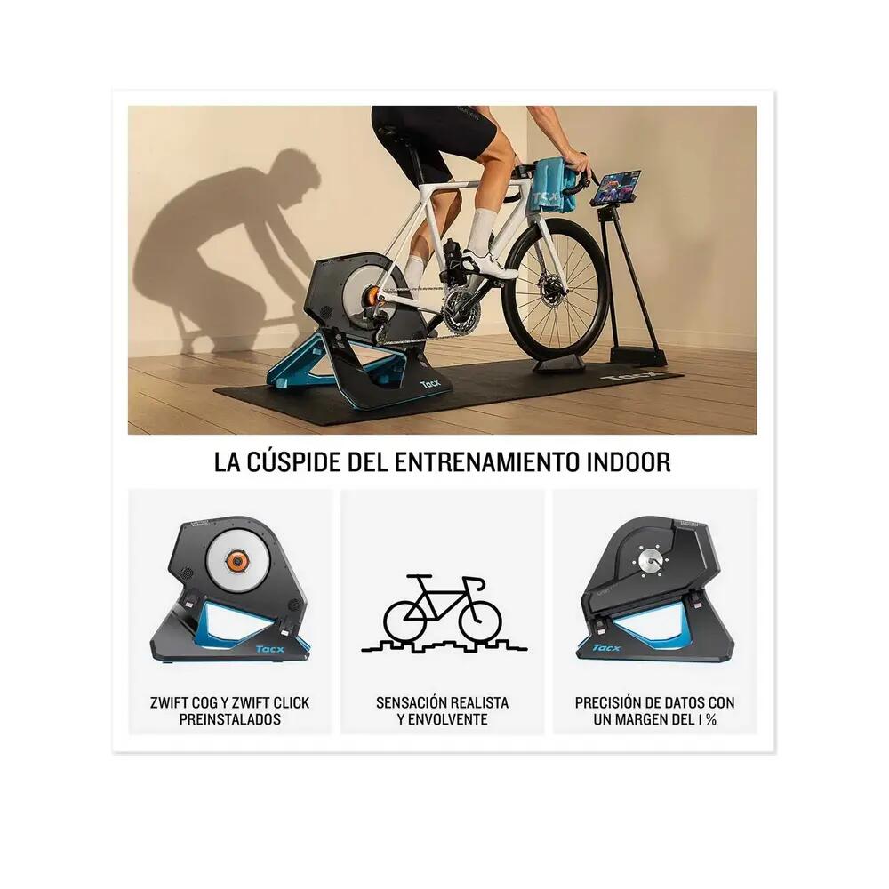 Home trainer Garmin Tacx NEO 2T Smart met Zwift Cog en Click 3/8