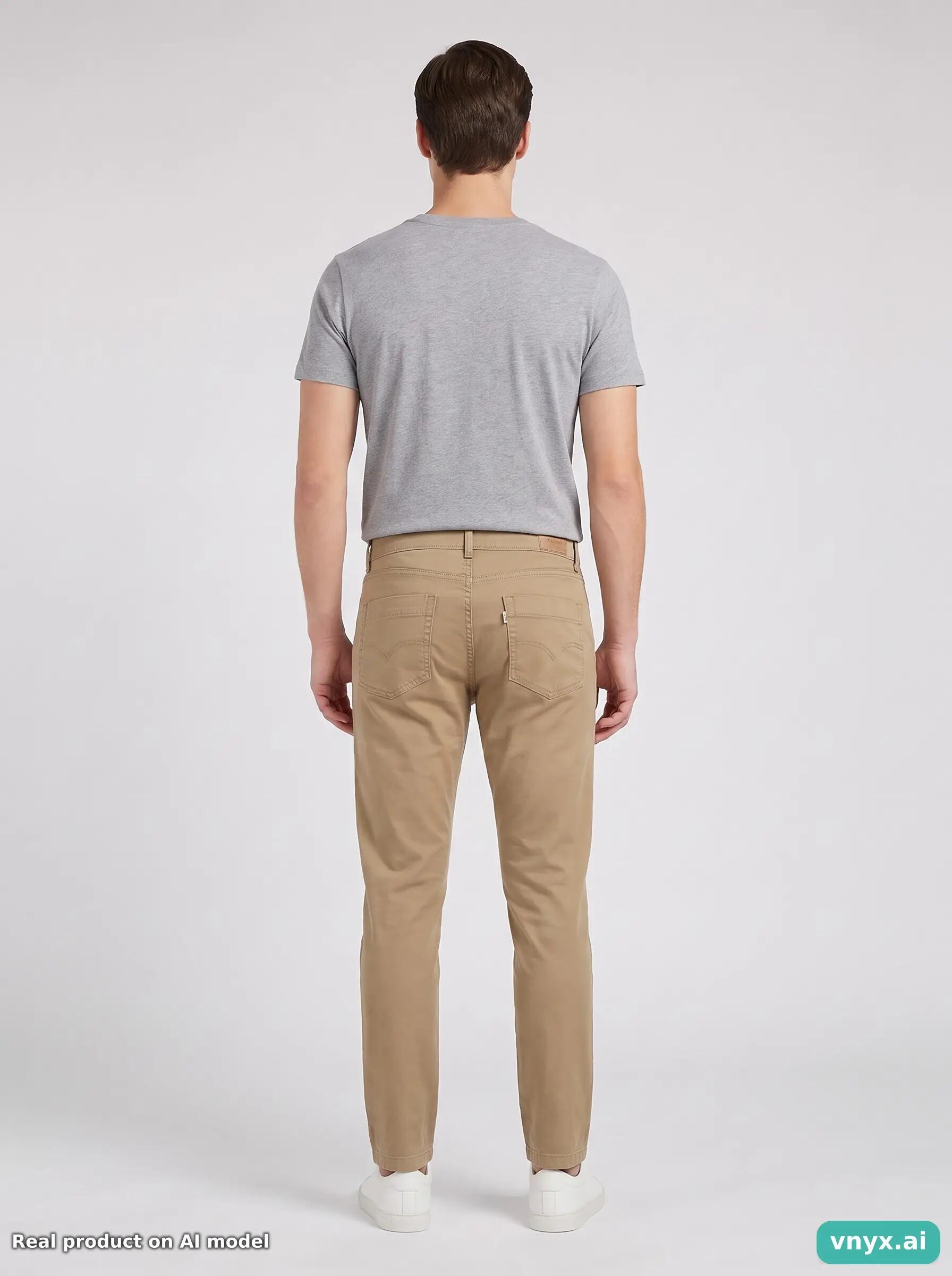 Second Life - Vintage Levi's Khaki Chinos Men 27 4/6