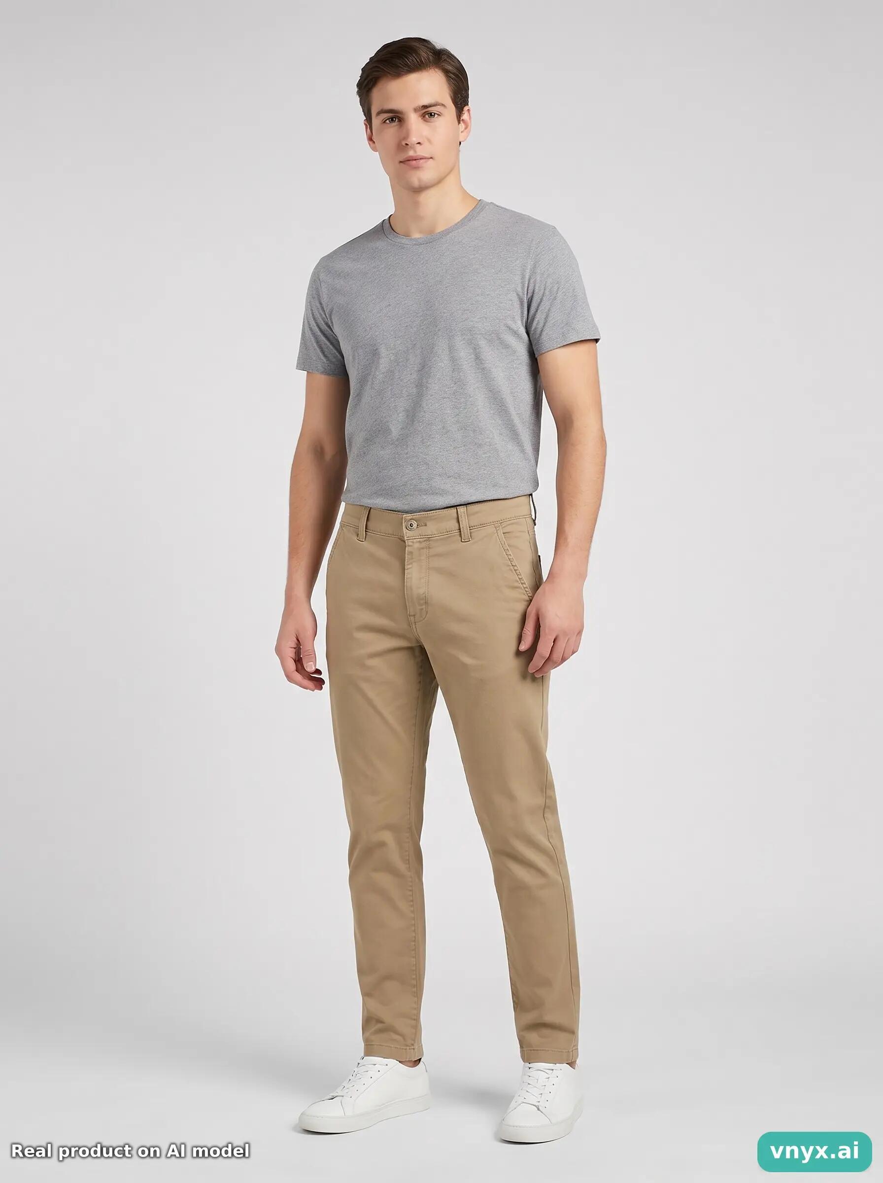 Second Life - Vintage Levi's Khaki Chinos Men 27 3/6