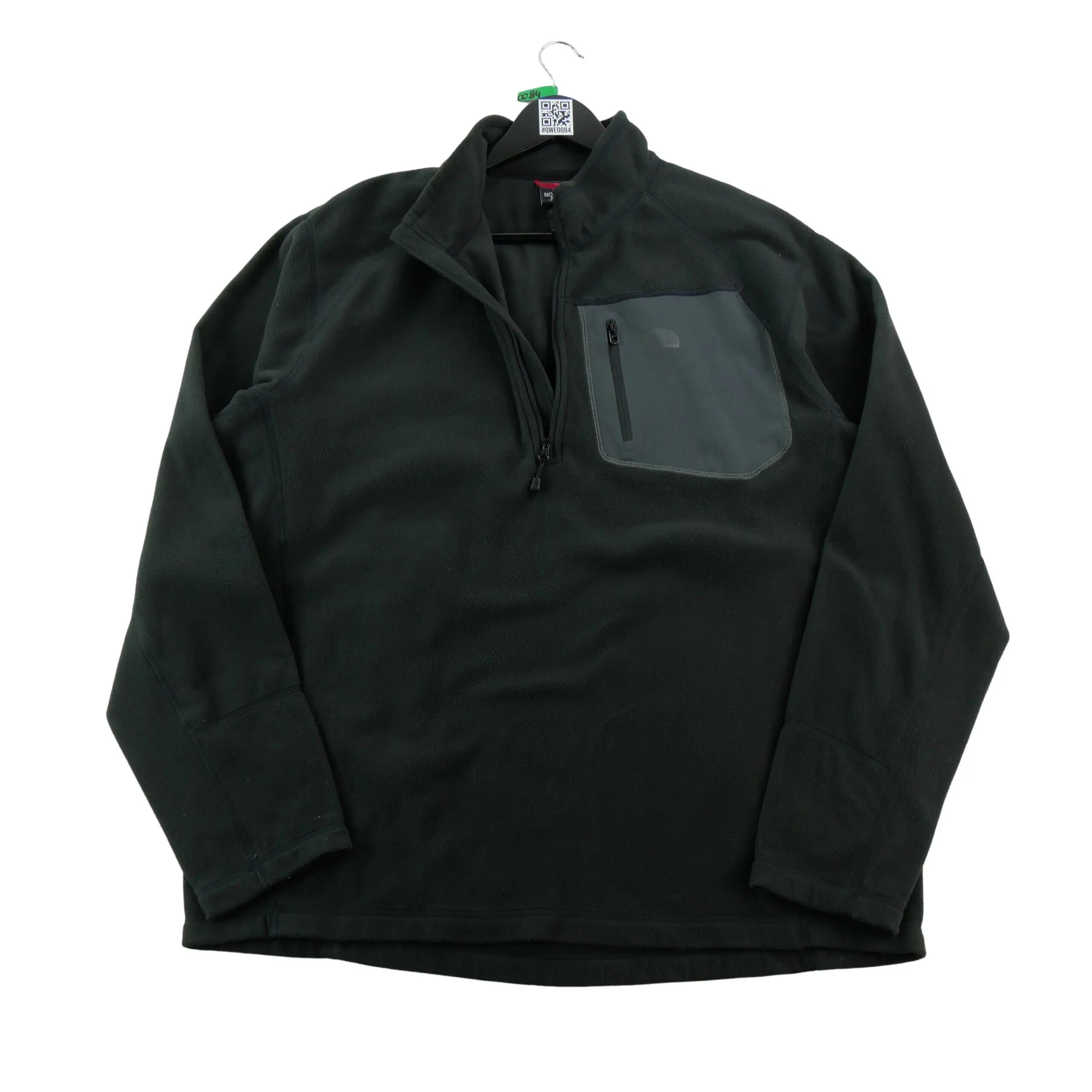 Tweedehands - Heren fleece trui zwart - Zeer goede staat 3/10