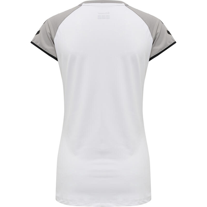 Camiseta Hmlcore Vóleibol Mujer Elástico Transpirable De Secado Rápido Hummel