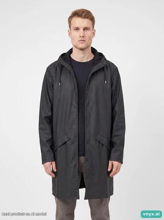 Second Life - Vintage RAINS Black Outdoor Jacket Men L