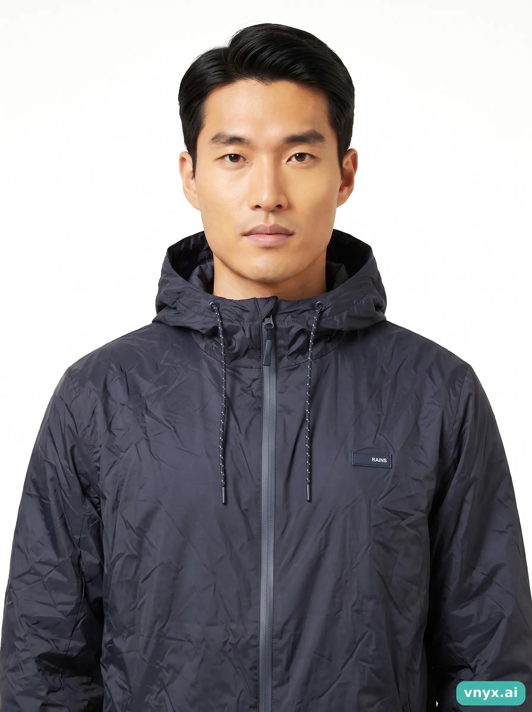 Second Life - Vintage RAINS Black Windbreaker Men S 5/5