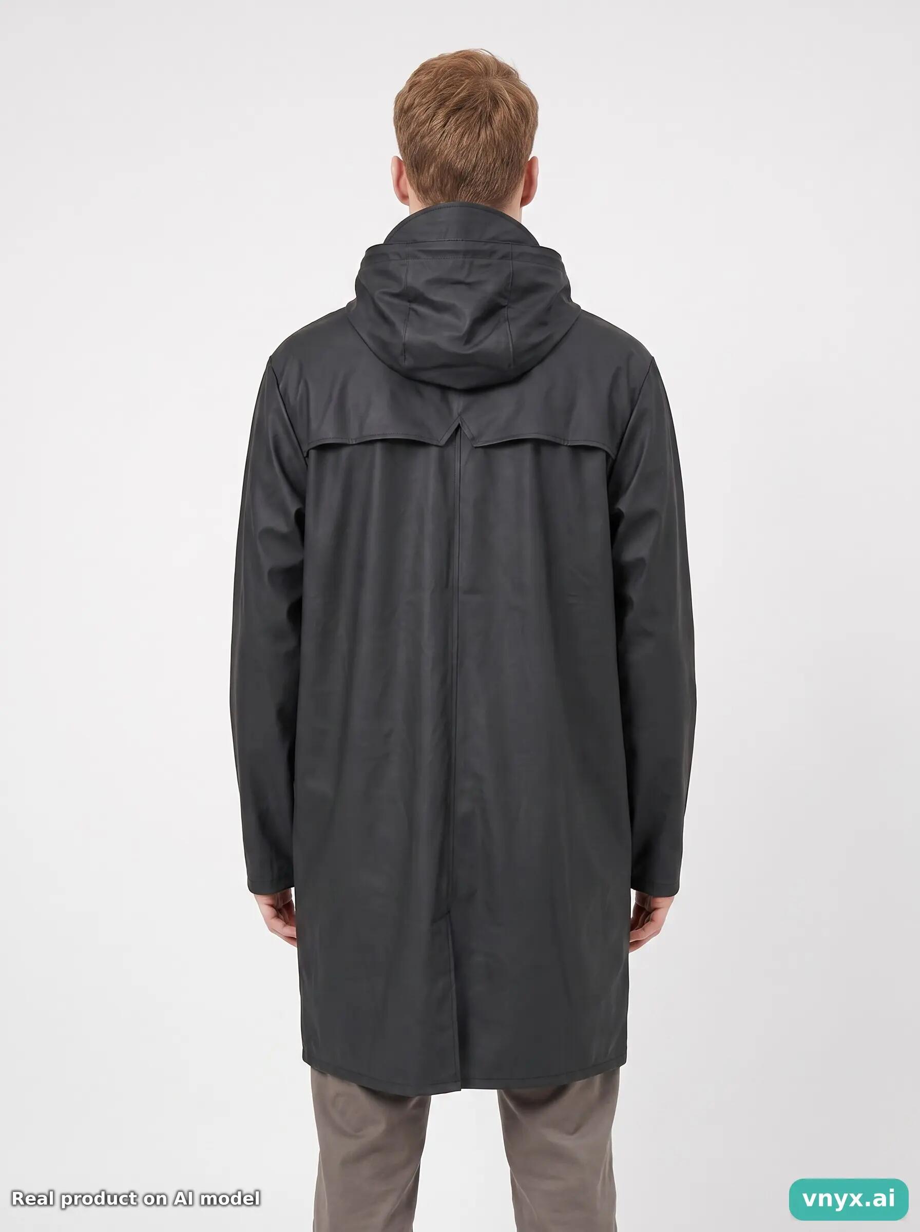 Second Life - Vintage RAINS Black Outdoor Jacket Men L 2/5