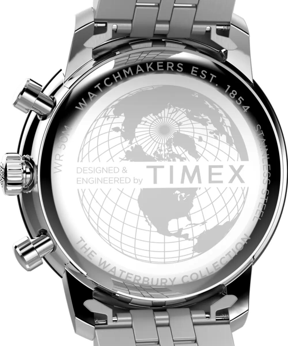 Timex Chronographe Montre Argent/Vert TW2Y23600 3/6