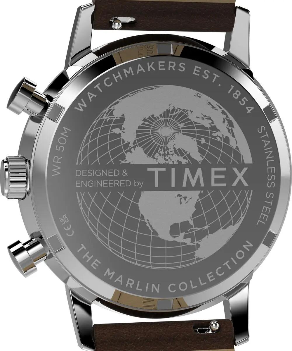 Timex Chronographe Montre Marron/Bleu TW2Y66600 4/6