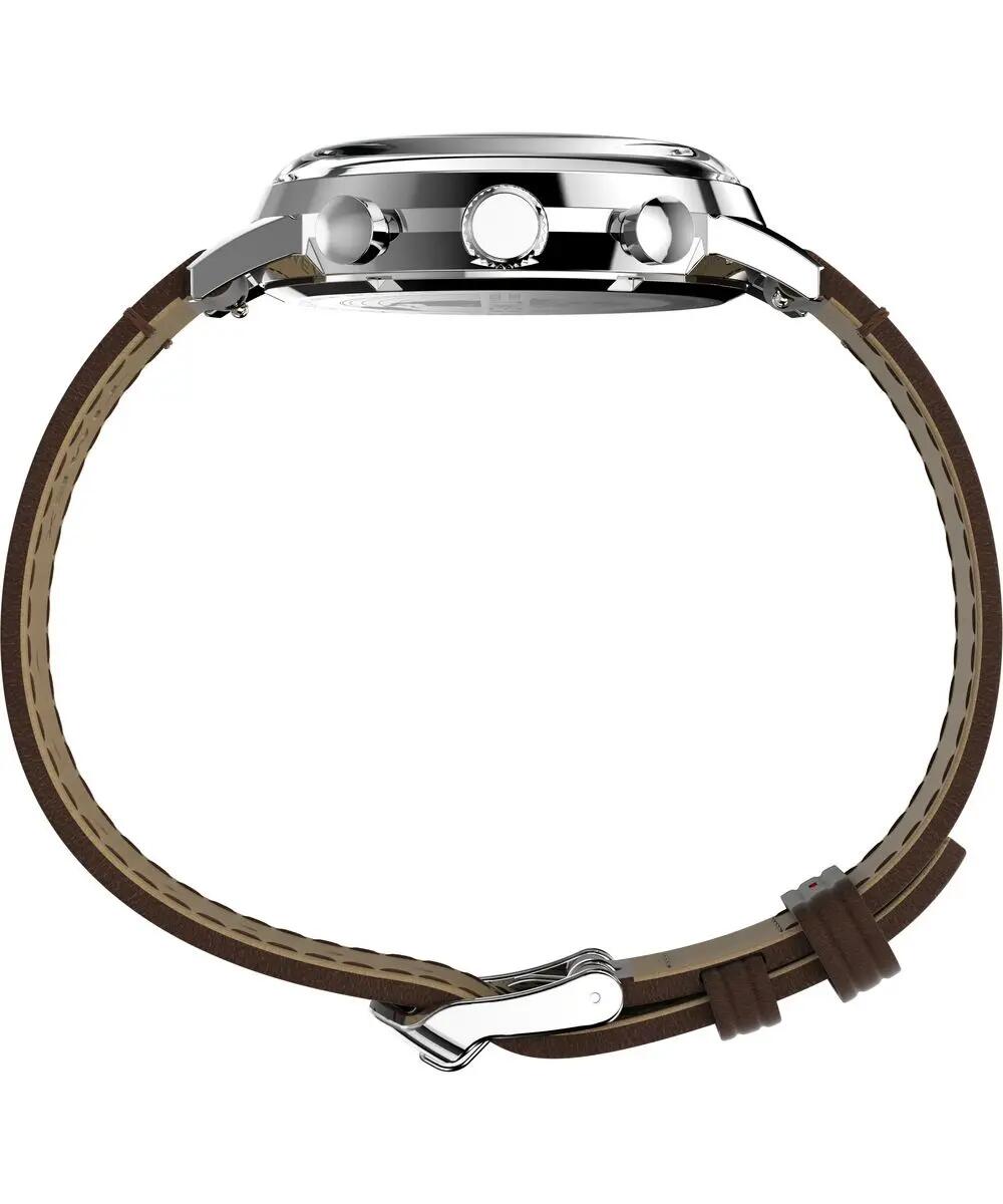 Timex Chronographe Montre Marron/Bleu TW2Y66600 2/6