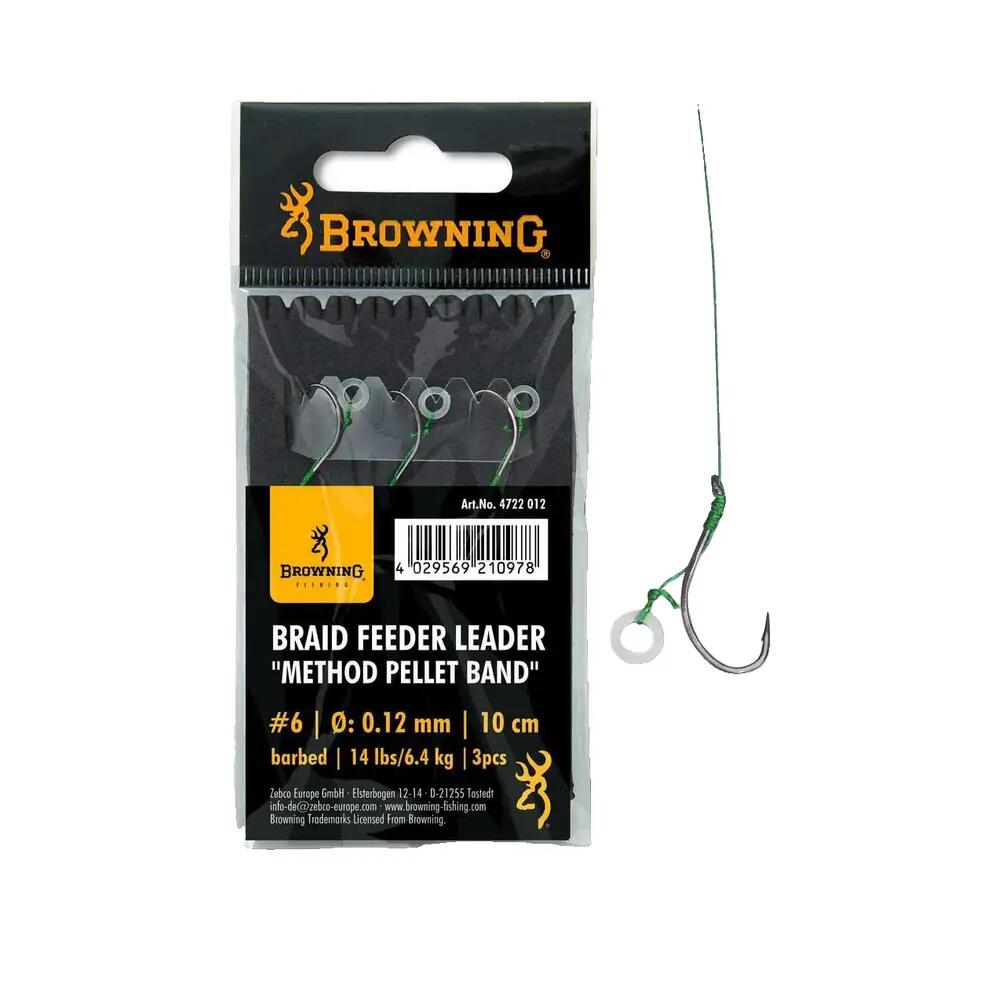 Fil de pêche Browning Braid Feeder Leader 3/3