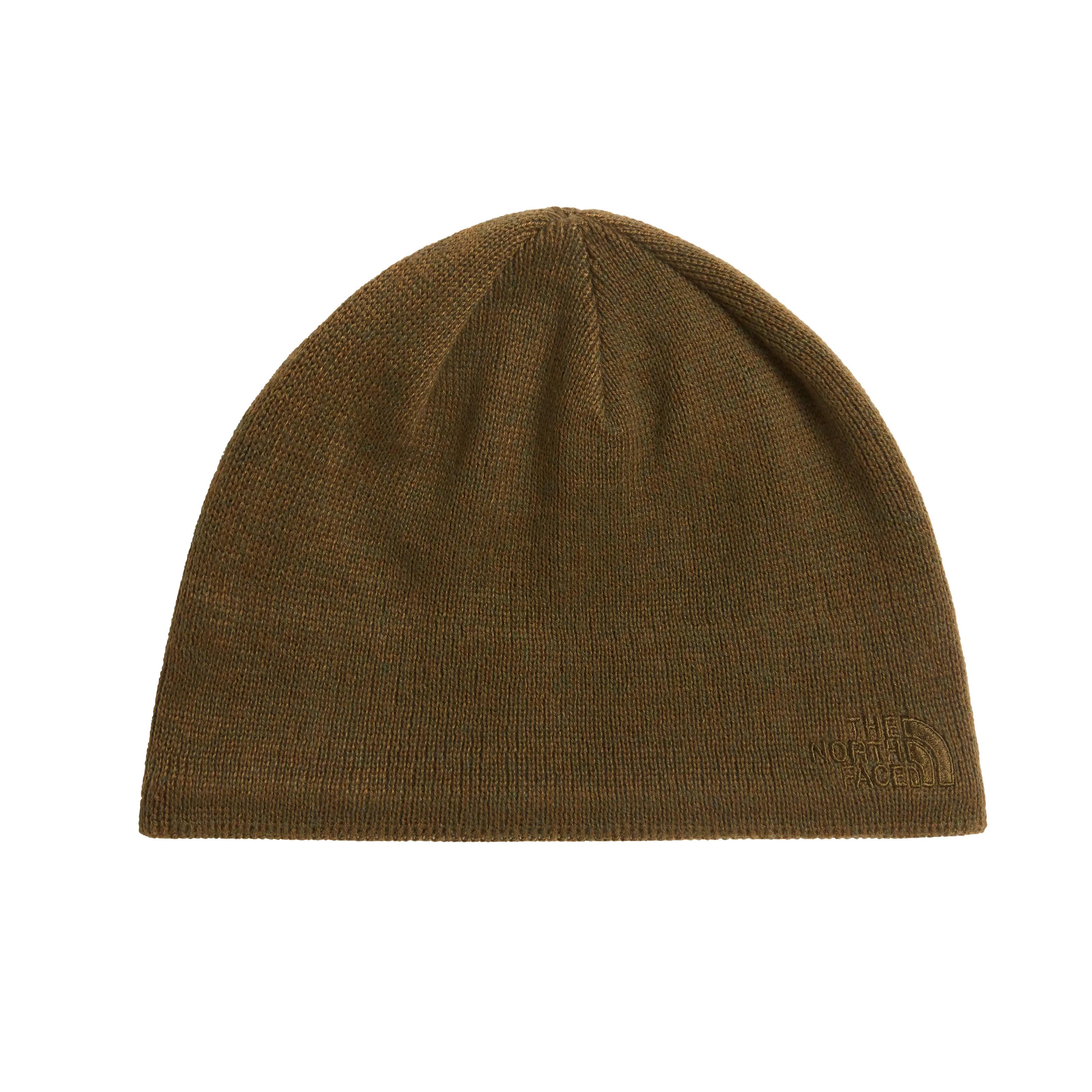Căciulă The North Face Jim - maro Caraway Seed Heather | lână și bandă interioa…