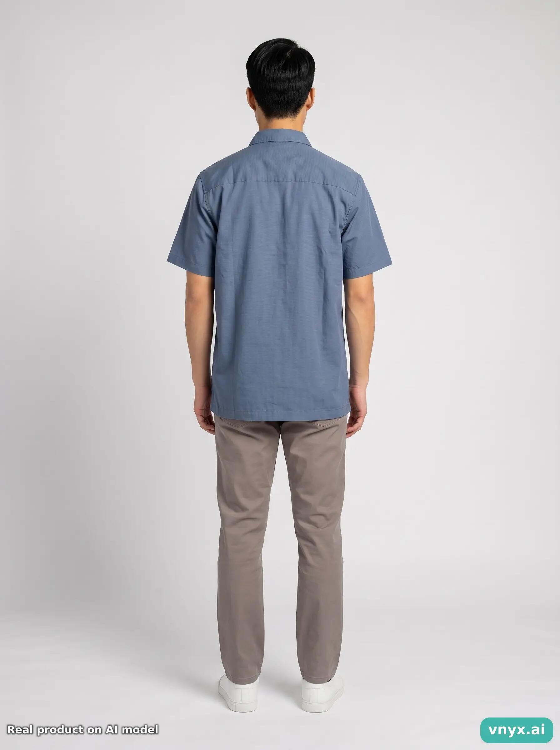 Second Life - Vintage Carhartt Blue Casual Shirt Men L 4/5