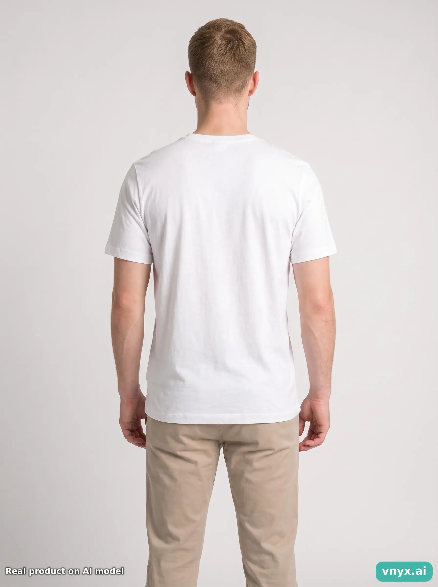 Second Life - Vintage Nike Bright White Sports T-Shirt Men S 2/5