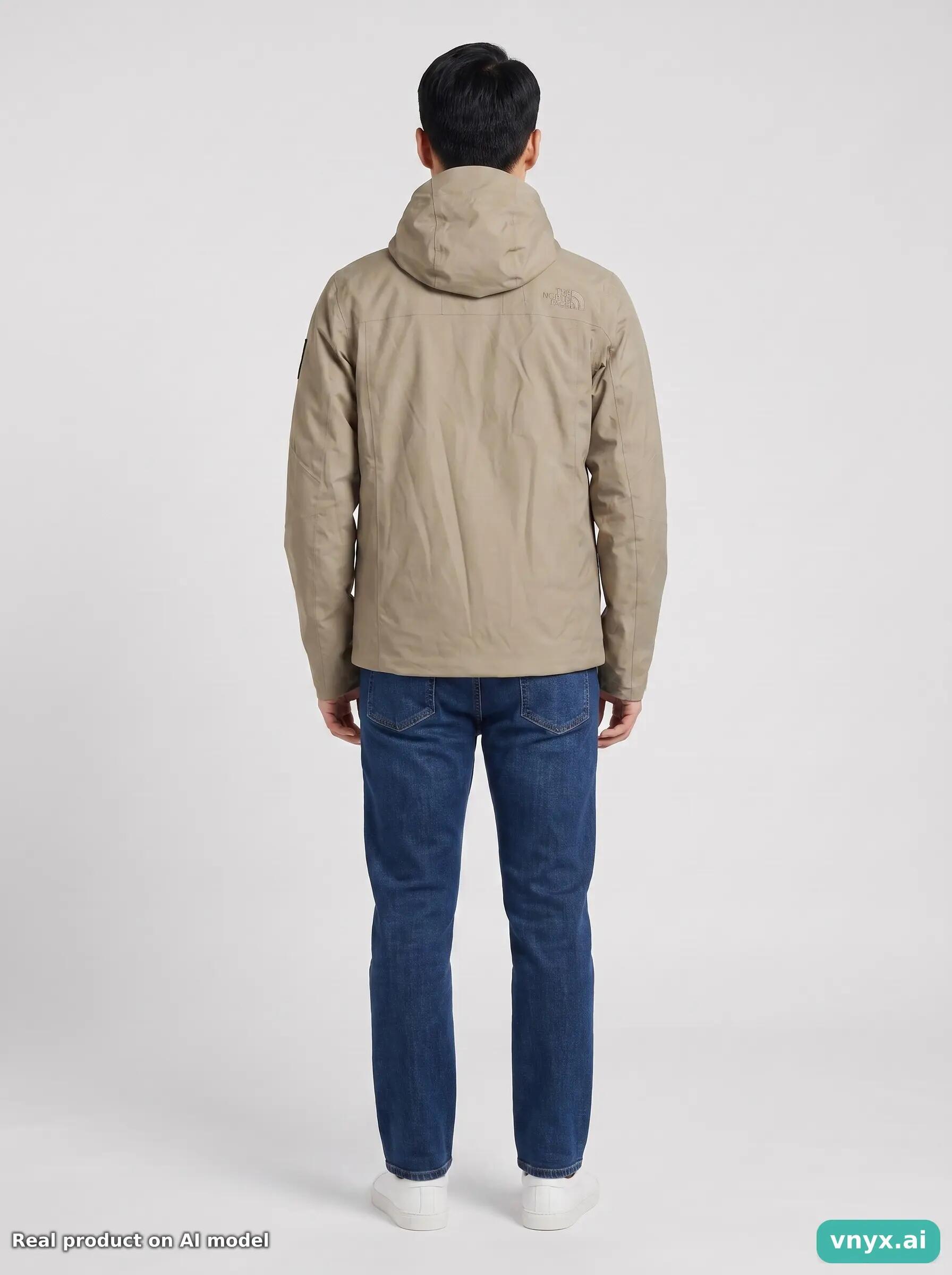 Second Life - Outdoor The North Face Jacket in Taupe size S Outdoor Jacket 4/5
