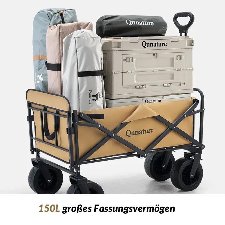 Qunature Chariot pliable de camping 150 kg, 180 L 6/8