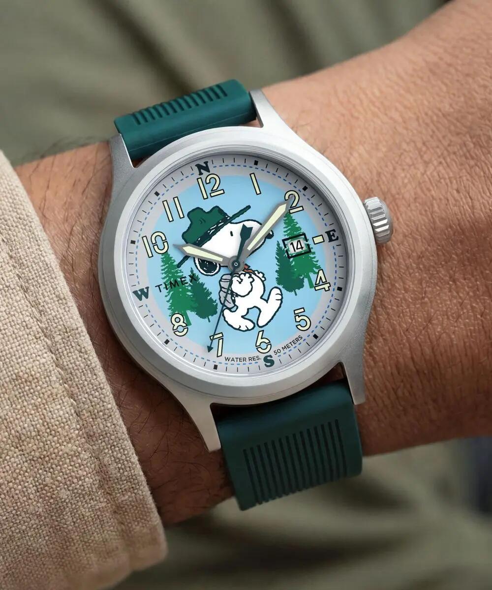 Timex Analoog  Horloge Groen/Blauw TW2Y84800 6/6