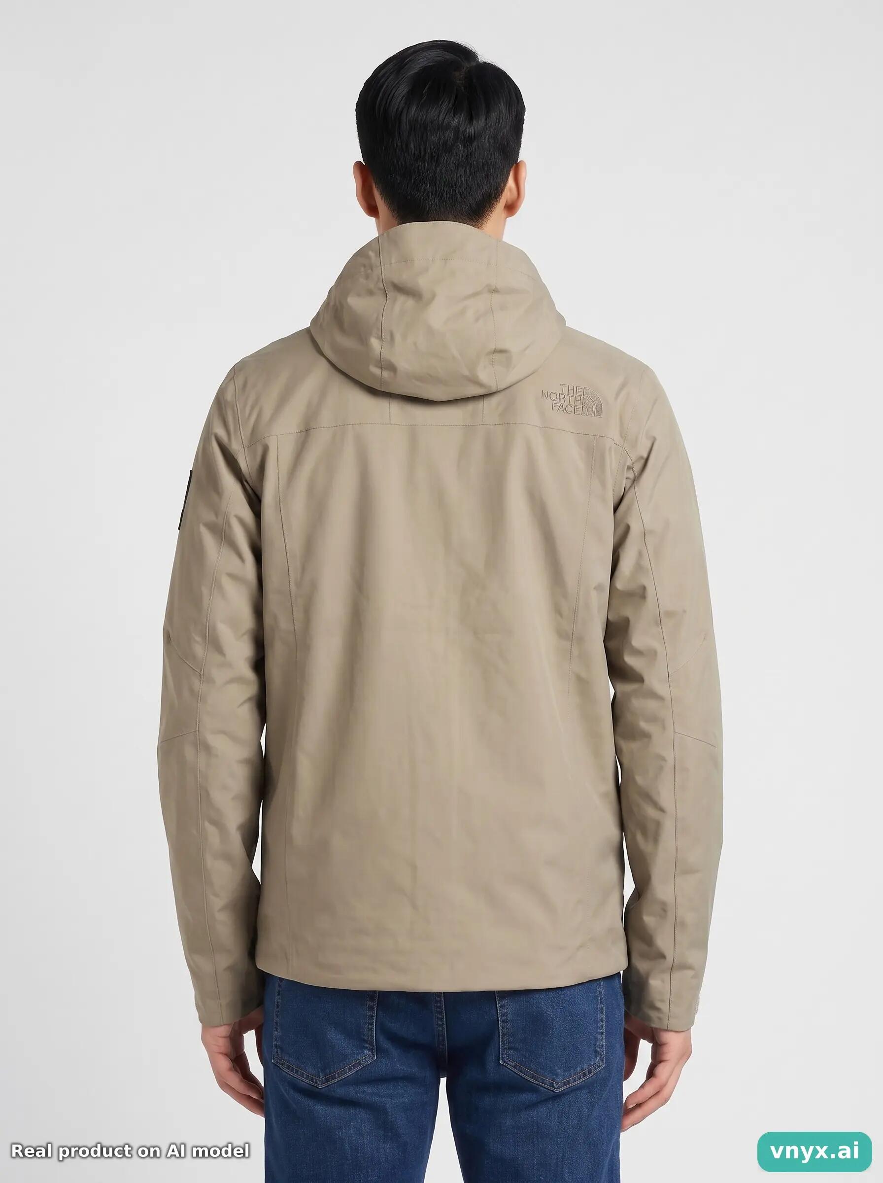 Second Life - Outdoor The North Face Jacket in Taupe size S Outdoor Jacket 2/5