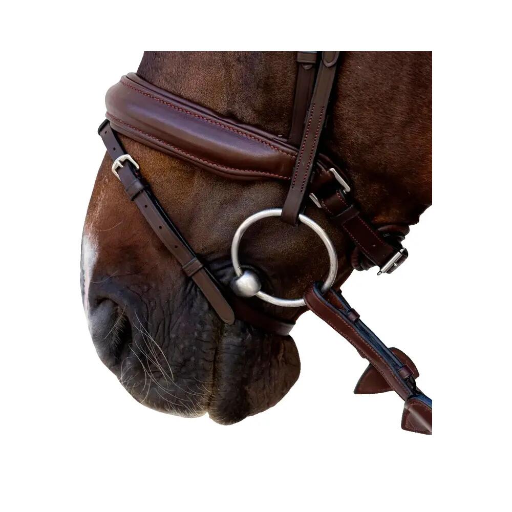 Bridon Dyon Medium Noseband en cuir souple 4/5