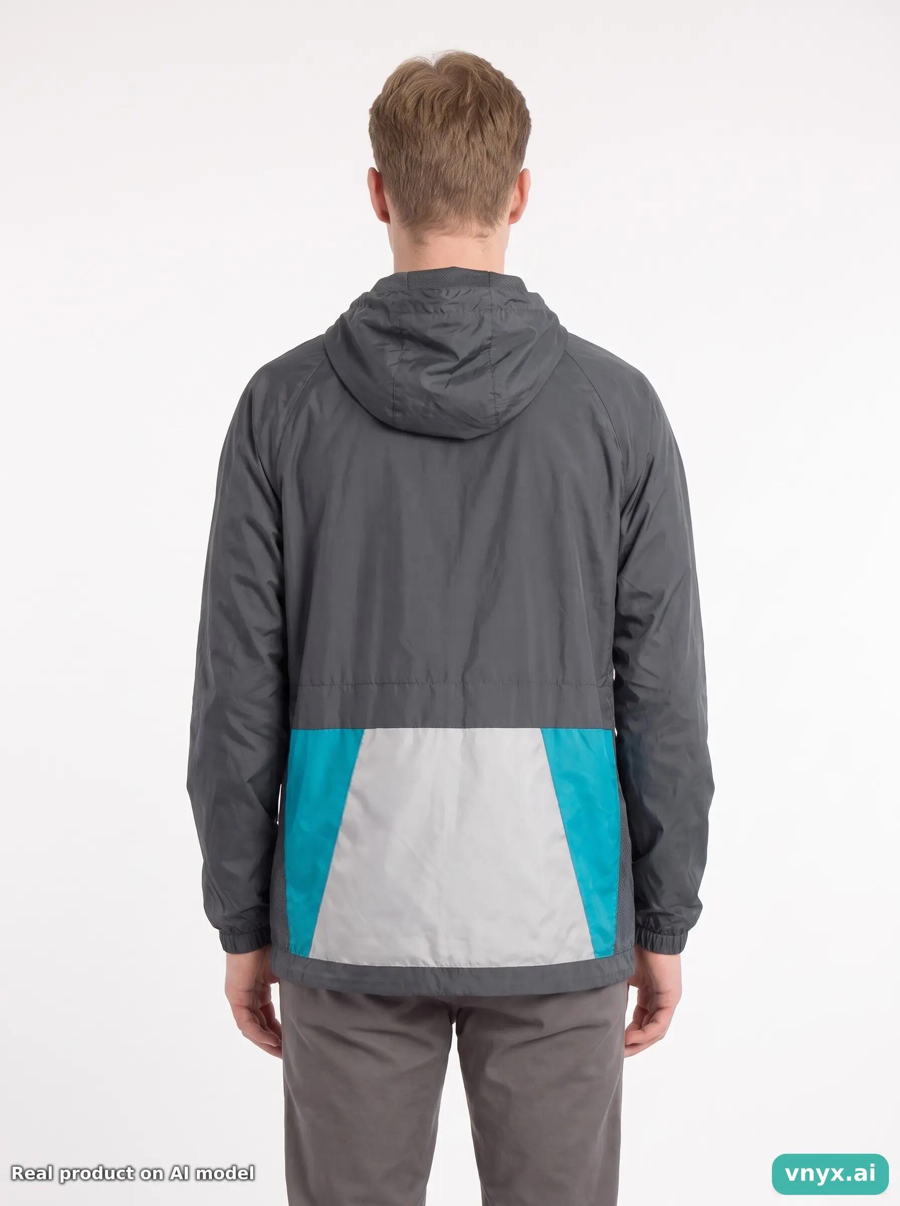 Second Life - Vintage Nike Grey Windbreaker Men M 2/5