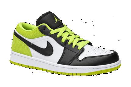Heren - sneaker - low - Air Jordan 1 Low Cyber - geel