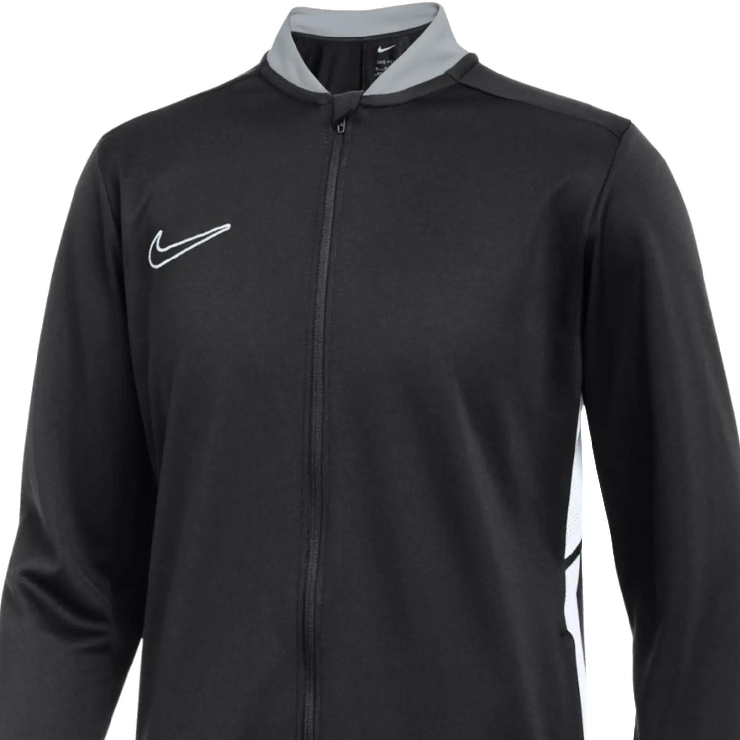 DriFit Academy 25 FZ9836 Track Jacket voor kinderen/kinderen (Zwart/Grijs) 3/3