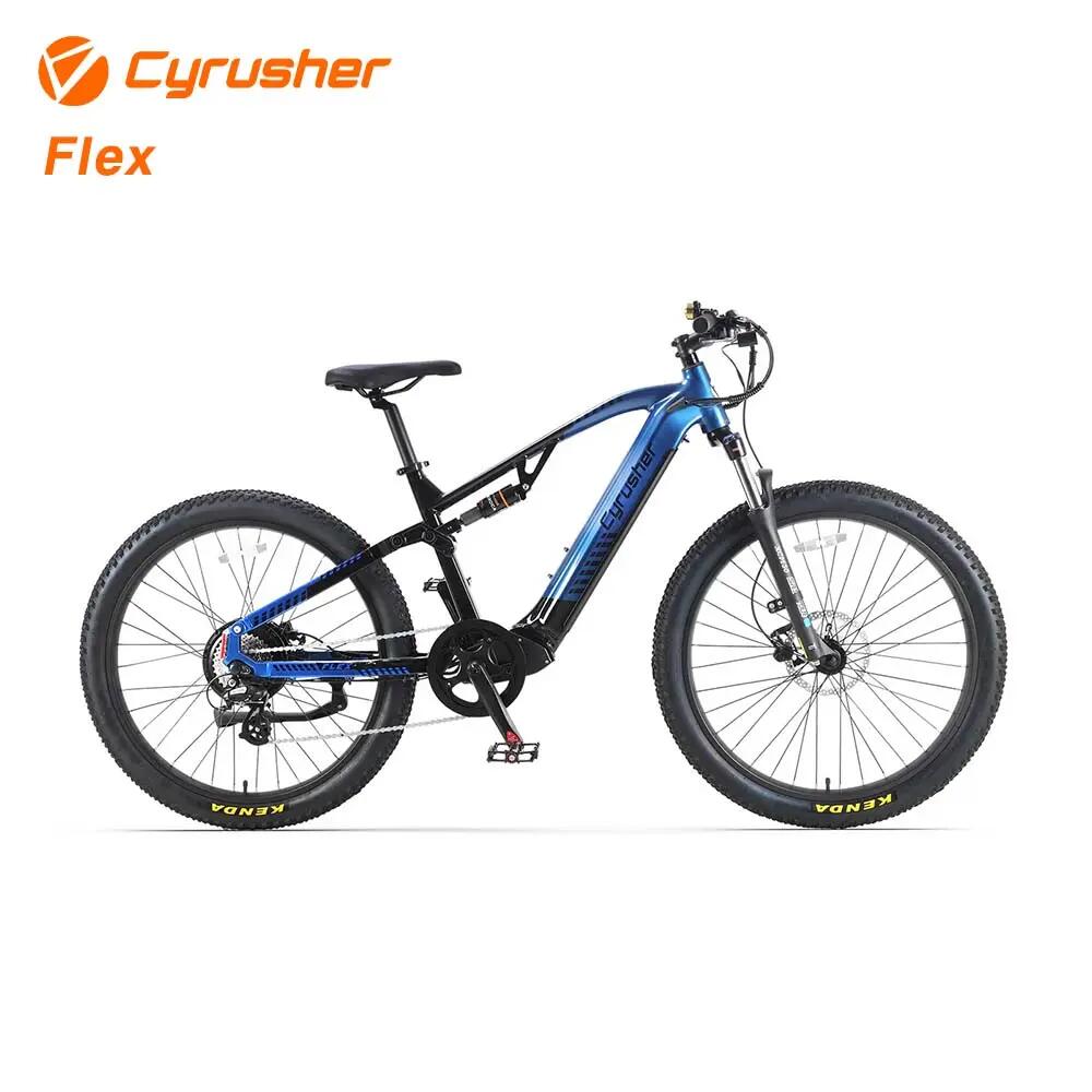 Електрически велосипед за възрастни Flex: гума 27,5×2,6", батерия 48V 15Ah