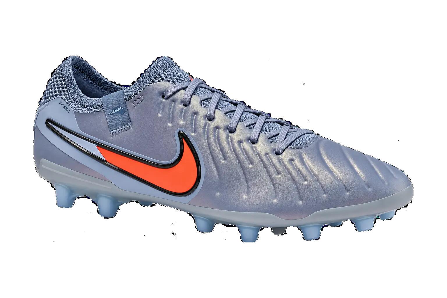 Zapatillas fútbol tacos AG Nike Tiempo Legend 10 Elite azul gris 1/1
