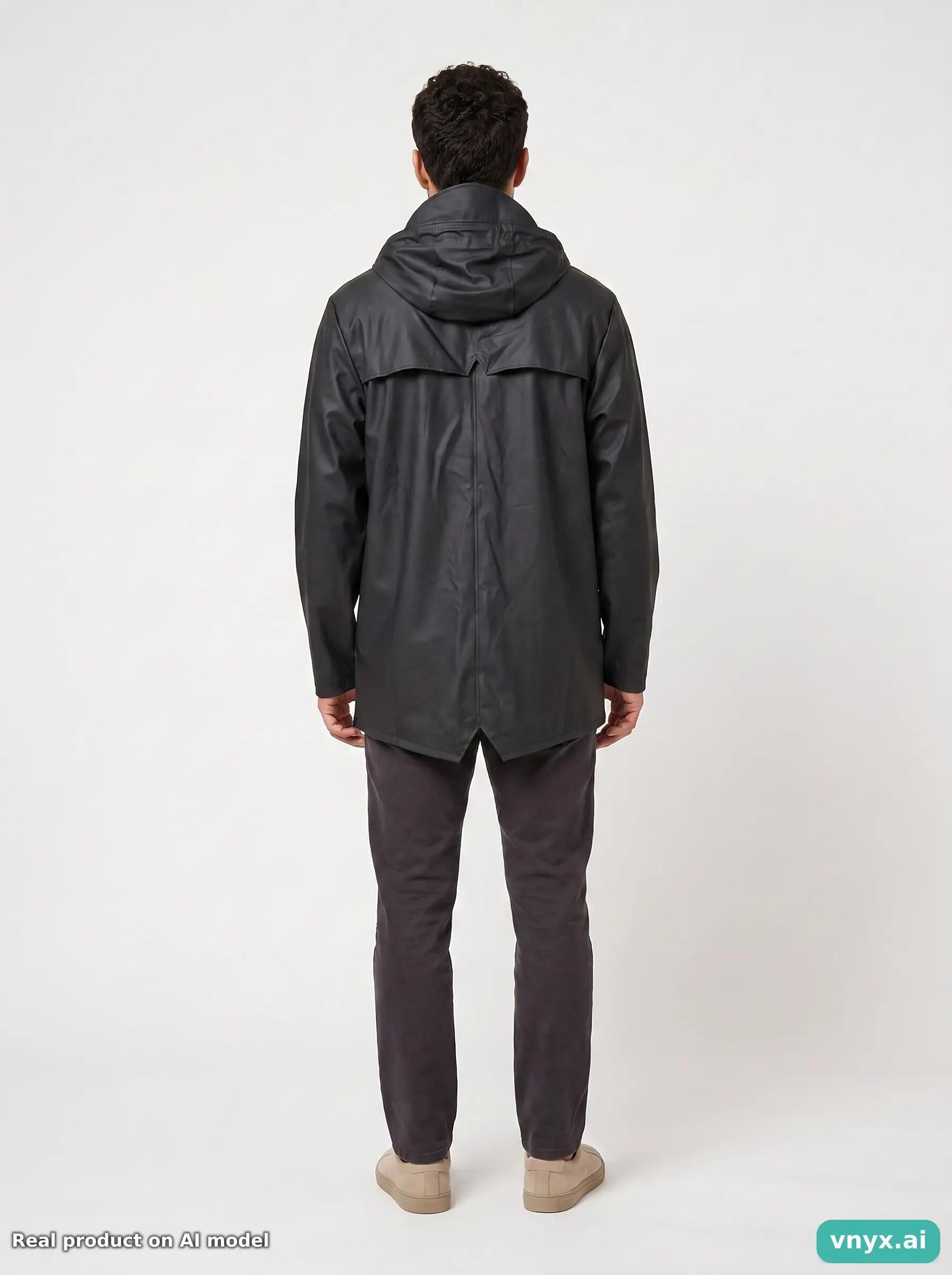 Second Life - Vintage RAINS Black Jacket Outdoor Jacket Men M 4/5