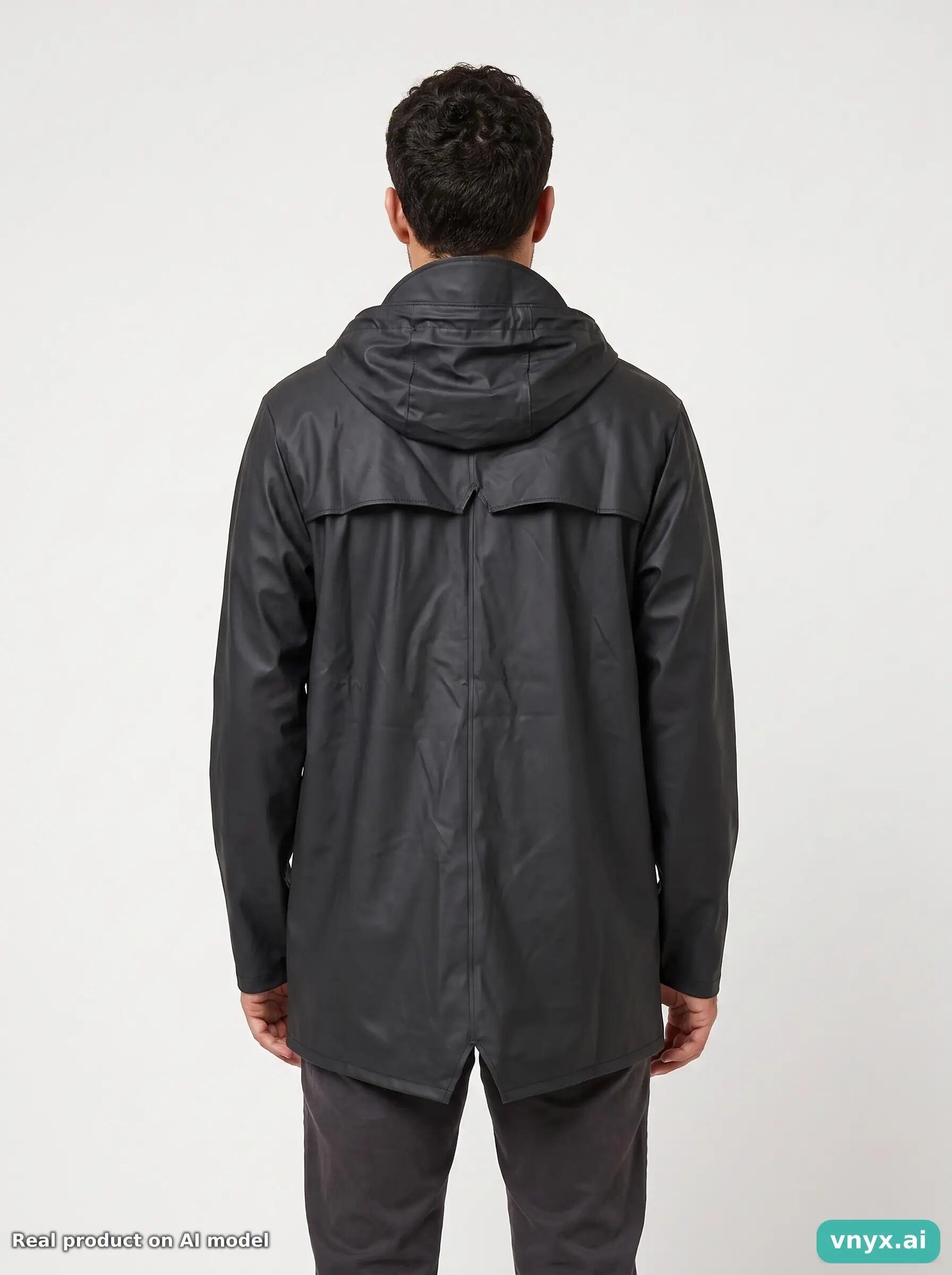 Second Life - Vintage RAINS Black Jacket Outdoor Jacket Men M 2/5