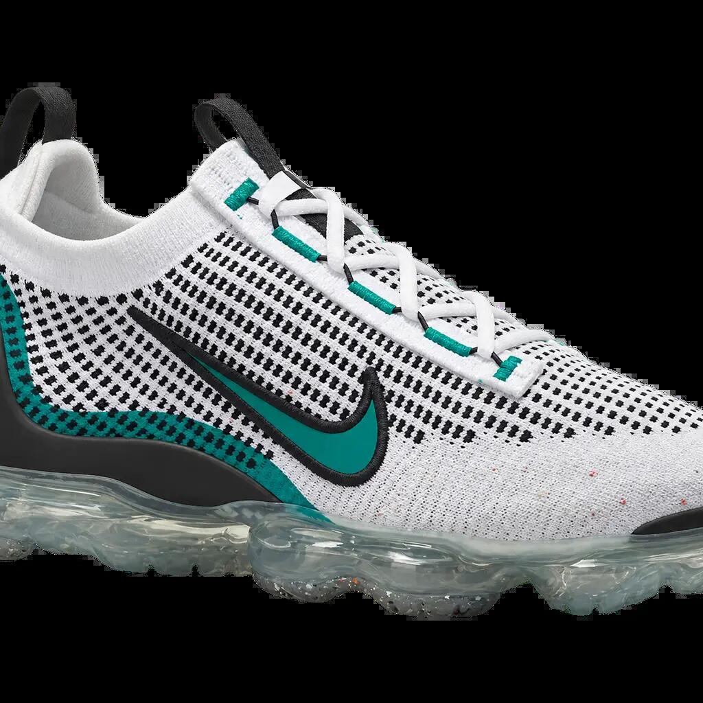 Herren - Sneaker - Flyknit - Air VaporMax 2021 - Weiß, Bright Spruce