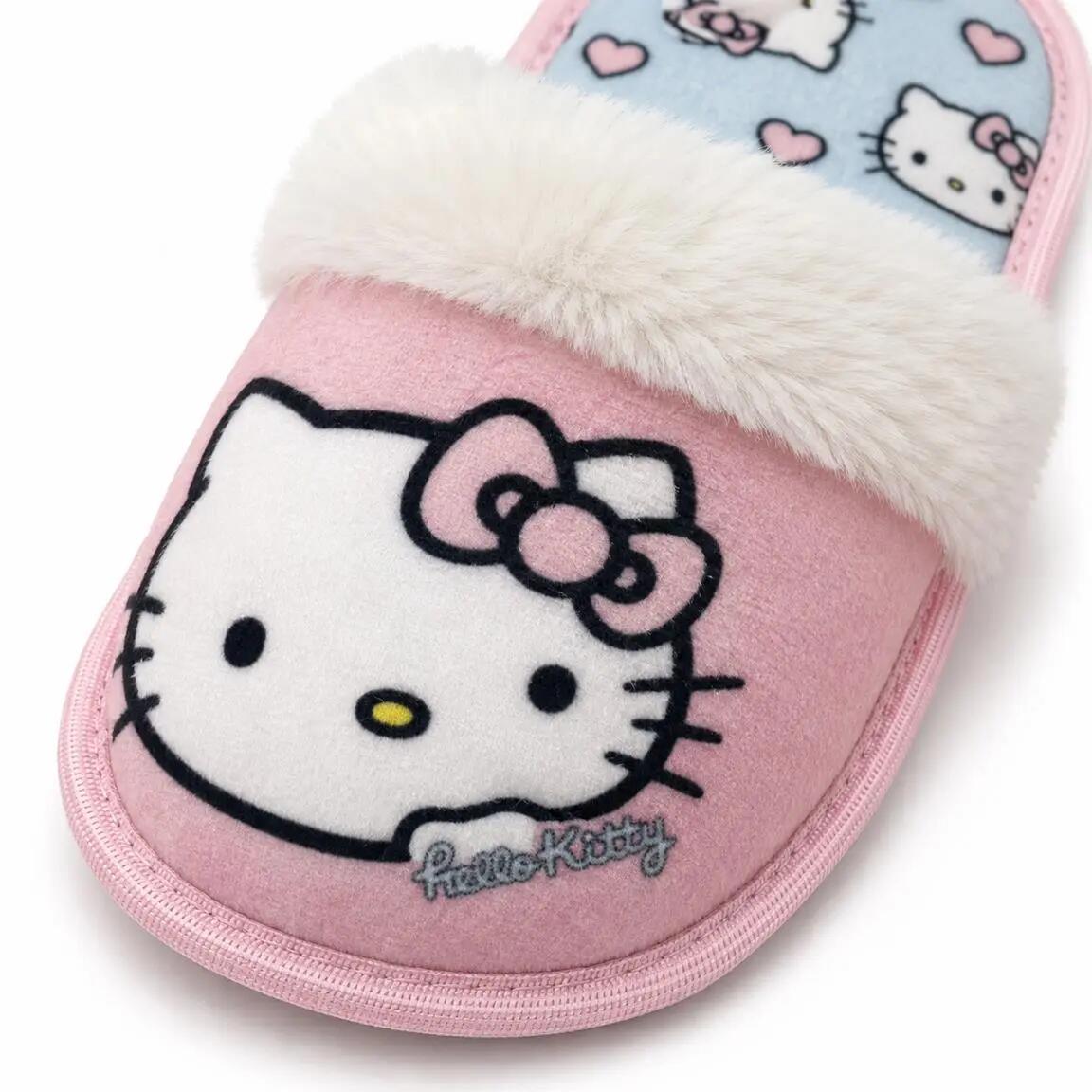 Open antislip pantoffels roze Hello Kitty 5/6