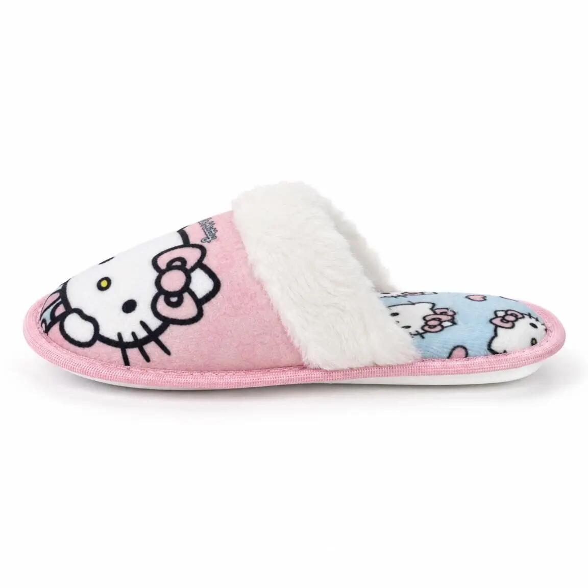 Open antislip pantoffels roze Hello Kitty 3/6