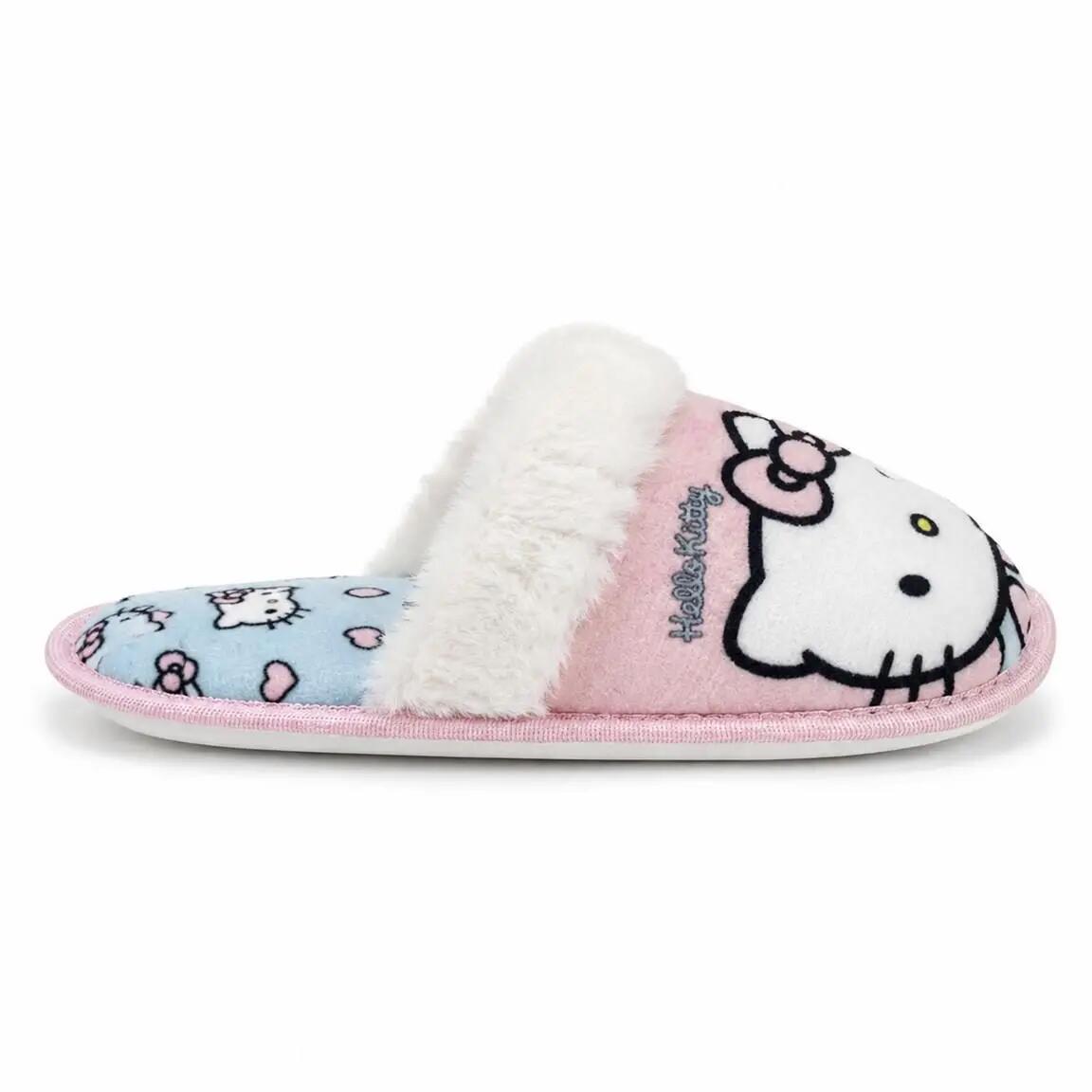 Open antislip pantoffels roze Hello Kitty 2/6