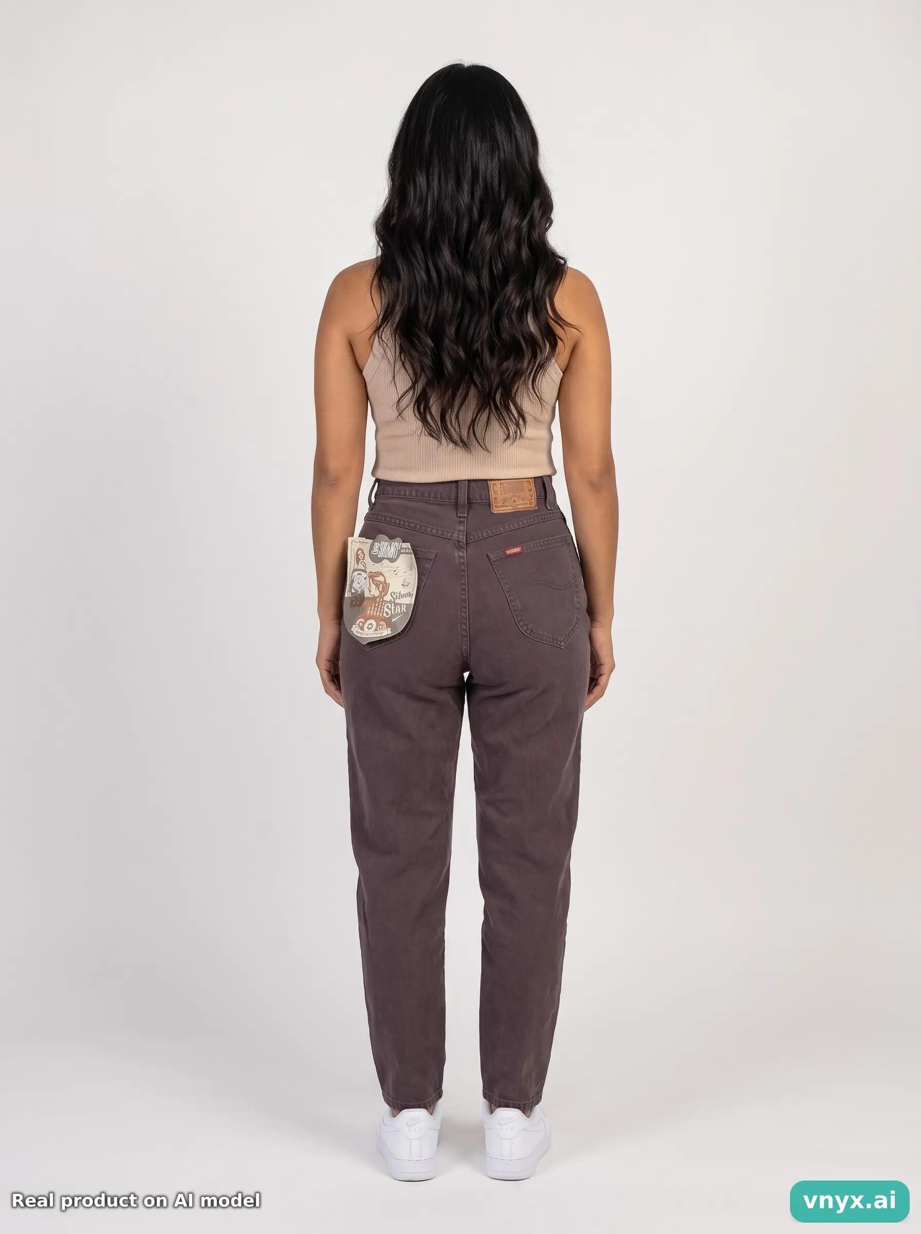 Second Life - Vintage Lee Plum Jeans Women 29 L31 4/6
