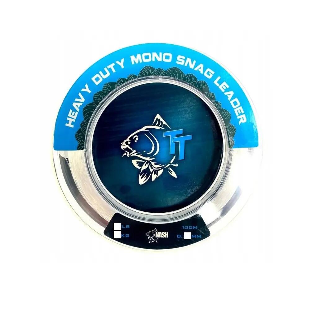 Fil de pesca Nash Snag Leader Monofilament 100m Azul 5/5