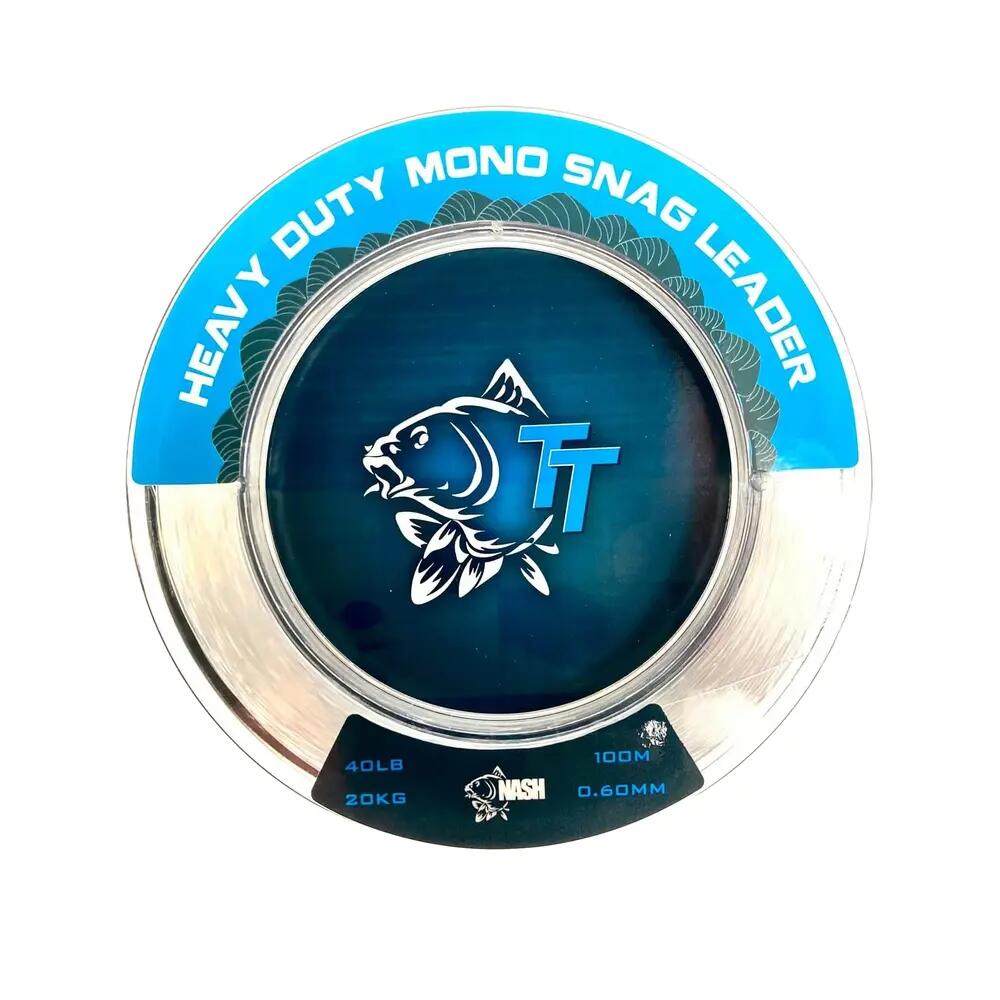 Fil de pesca Nash Snag Leader Monofilament 100m Azul 4/5