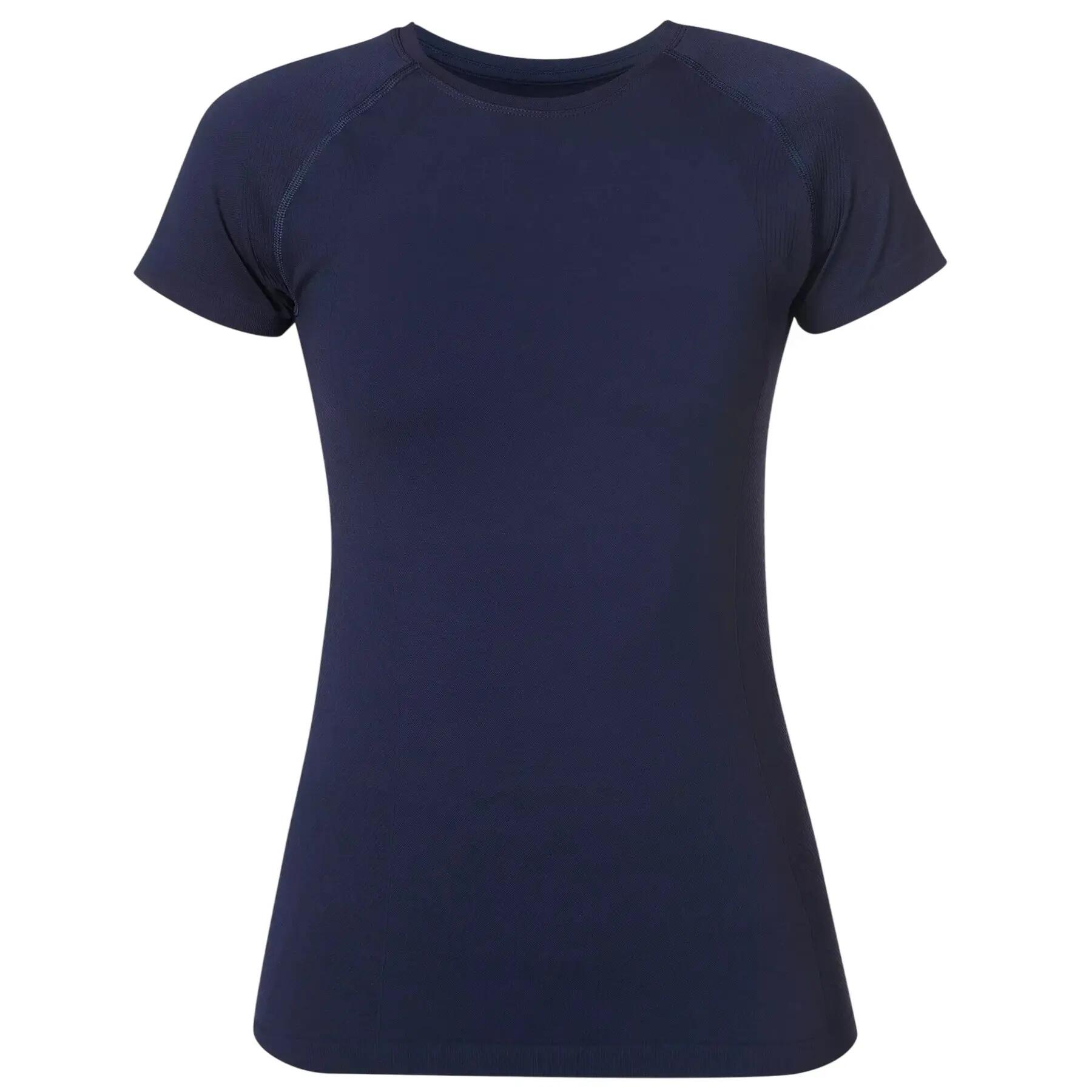 Camiseta Athlete Ejercicio para Mujer Azul Marino 2/4