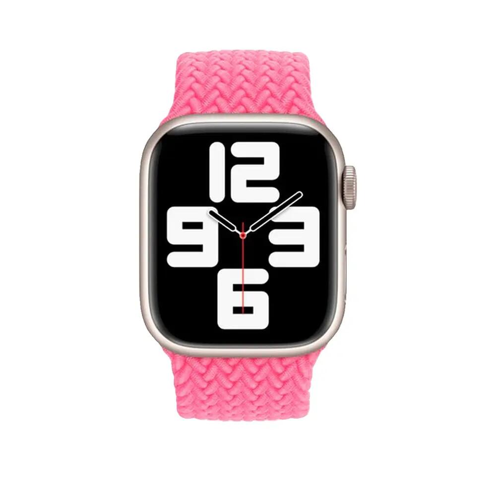 Apple Braided Solo Loop Watch Band Pink 2/2