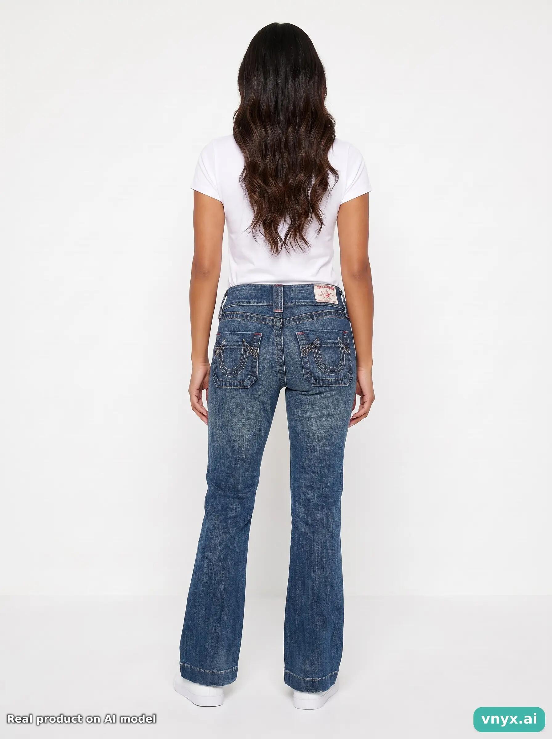 Second Life - Vintage True Religion Blue Jeans Women 24 28 2/6