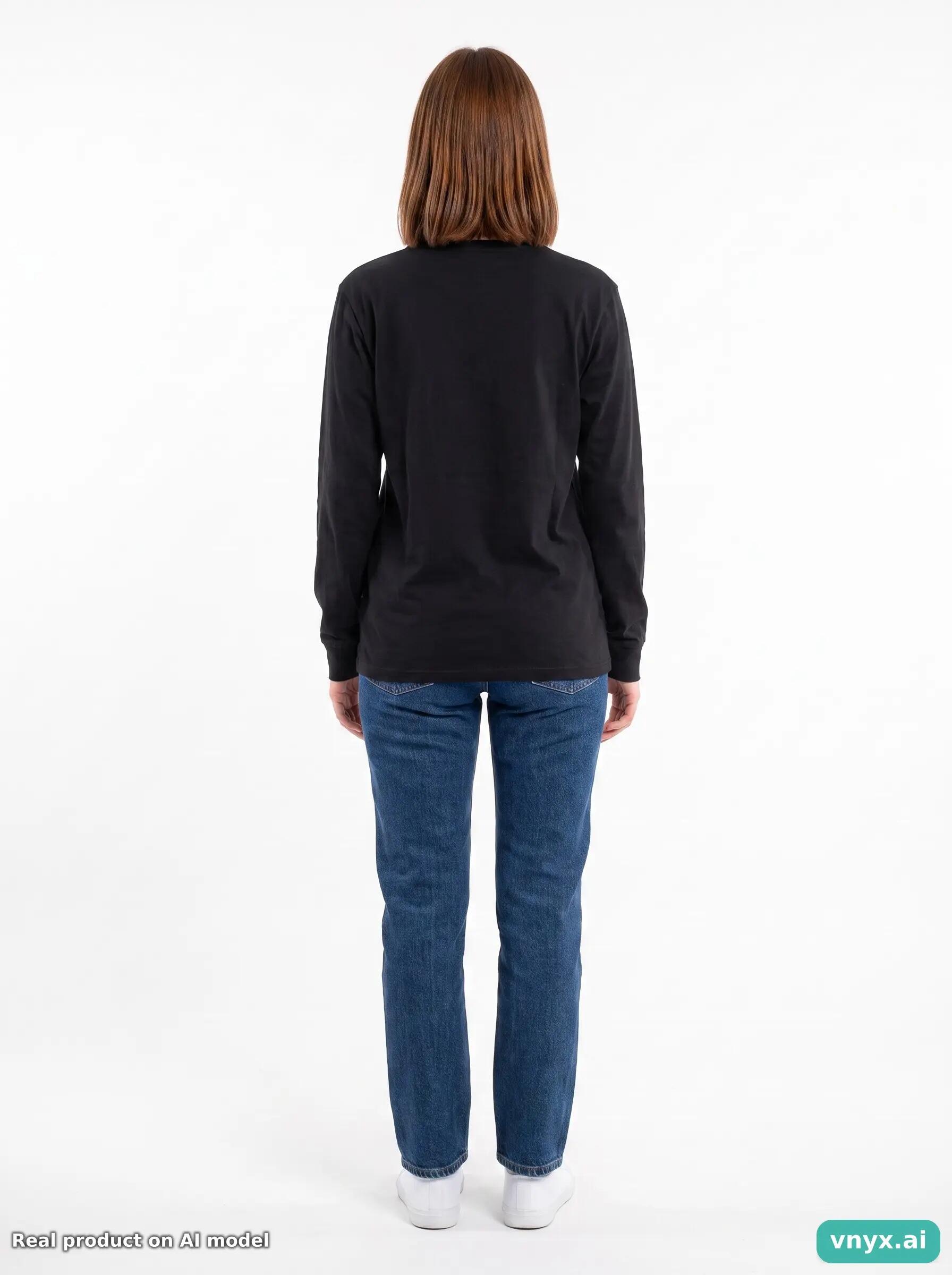 Second Life - Regular Carhartt Long Sleeve in Black size M Long-Sleeved Top 4/5