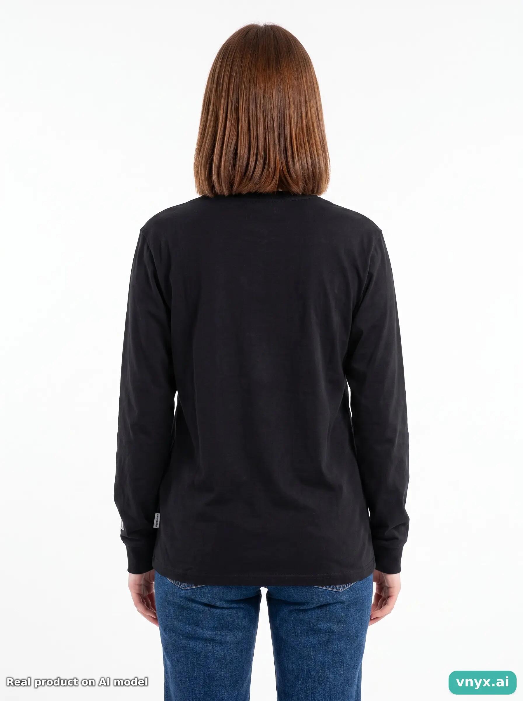 Second Life - Regular Carhartt Long Sleeve in Black size M Long-Sleeved Top 2/5