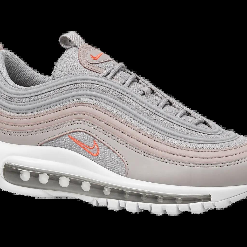 Damen - Sneaker - Schuhe - Air Max 97 SE - Nike, grau, Bright Crimson