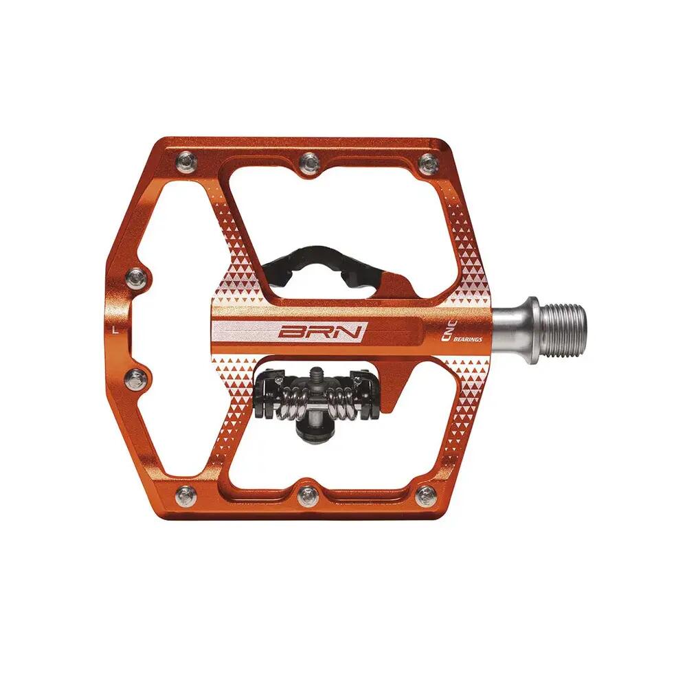 BRN Linx Hybrid Fahrradpedale Orange 2/2