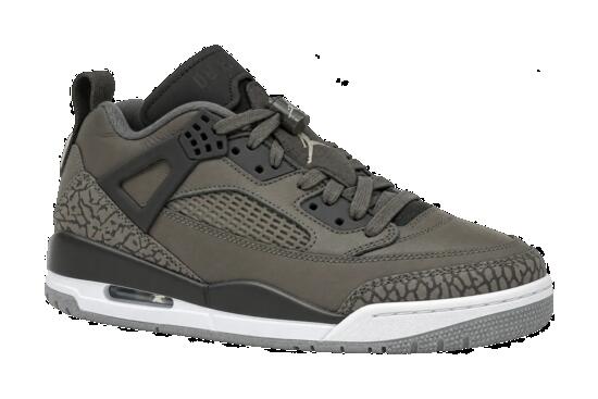 Homme - baskets - basses - air jordan spizike - cave stone anthracite
