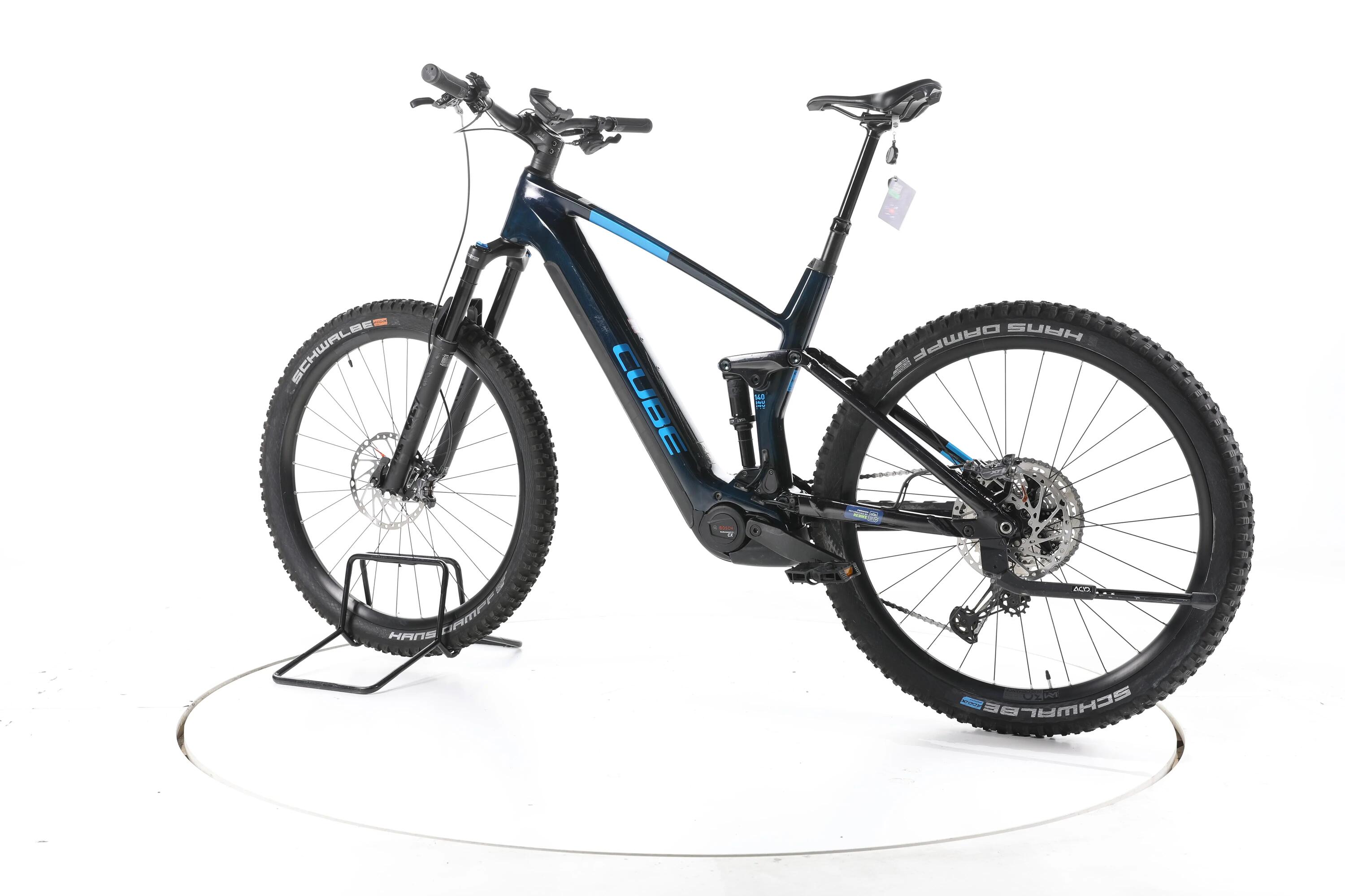 Second Life - Cube Stereo Hybrid 140 HPC SLX E-Bike Fully Carbon - Stan dobry 7/7