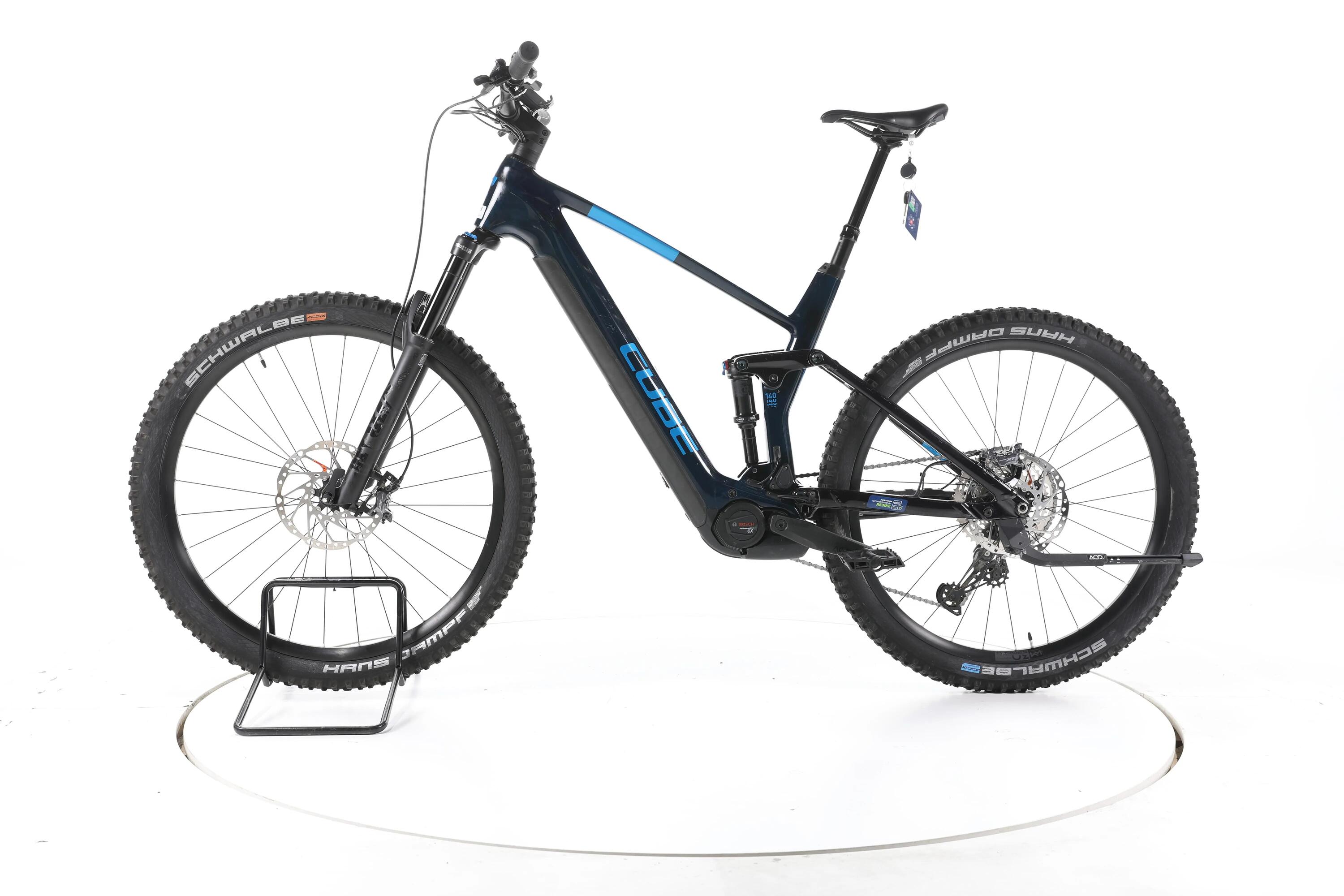 Second Life - Cube Stereo Hybrid 140 HPC SLX E-Bike Fully Carbon - Stan dobry 6/7