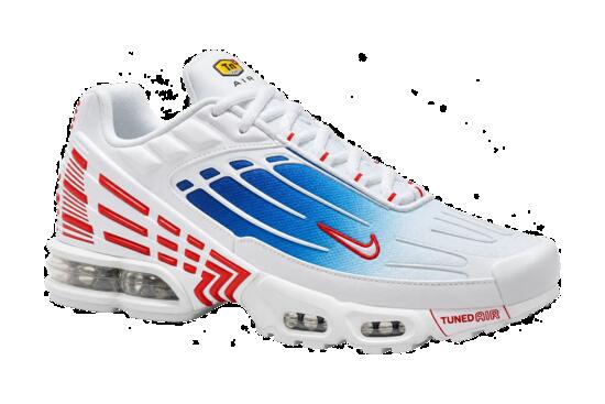 Chaussures running homme Tuned Air dégradé Air Max Plus 3 bleu