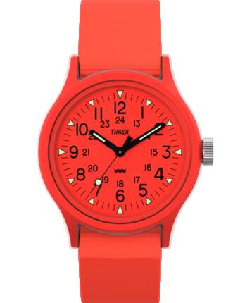 Timex Analogique Montre Orange/Orange TW2W91300