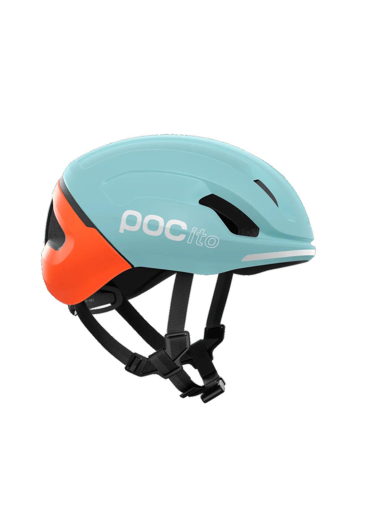 Casca copii POC POCito Omne Mips - Indicolite Blue Matt/Carnelian Orange Matt 3/4