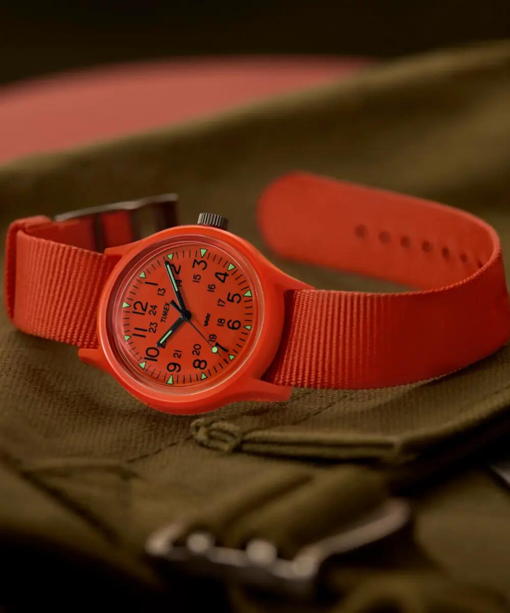 Timex Analogique Montre Orange/Orange TW2W91300 5/6